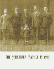 The Schreiber family in 1916